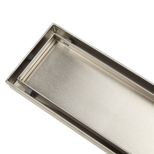 404958 Cohen Shower Drain Drain - Brushed Stainless Steel 404958 Cohen Shower Drain Drain - Brushed Stainless Steel