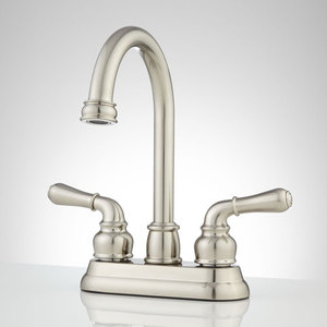 SH412951 Hannon Single-Hole Bar Faucet - Brushed Nickel SH412951 Hannon Single-Hole Bar Faucet - Brushed Nickel