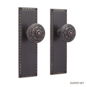SH410390 Bachelet Dummy Knob Interior Door Hardware - Oil Rubbed Bronze SH410390 Bachelet Dummy Knob Interior Door Hardware - Oil Rubbed Bronze