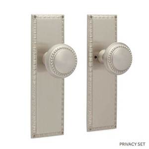 SH410441 Bachelet Privacy Knob Interior Door Hardware - Brushed Nickel SH410441 Bachelet Privacy Knob Interior Door Hardware - Brushed Nickel