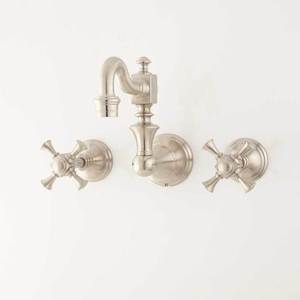 423487 Vintage Wall Mount Kitchen Faucet - Satin Nickel 423487 Vintage Wall Mount Kitchen Faucet - Satin Nickel