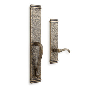 SH441449 Griggs Dummy Lever Interior Door Hardware - Antique Brass SH441449 Griggs Dummy Lever Interior Door Hardware - Antique Brass