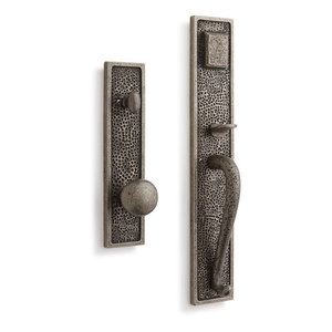 SH441535 Traeger Entrance Handleset Exterior Door Hardware - Antique Pewter SH441535 Traeger Entrance Handleset Exterior Door Hardware - Antique Pewter