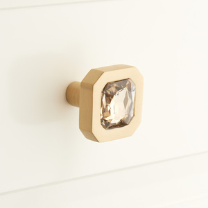 SH445378 Frayser Knob Knob - Satin Brass SH445378 Frayser Knob Knob - Satin Brass