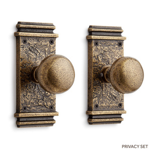 SH444617 Griggs Privacy Knob Interior Door Hardware - Antique Brass SH444617 Griggs Privacy Knob Interior Door Hardware - Antique Brass