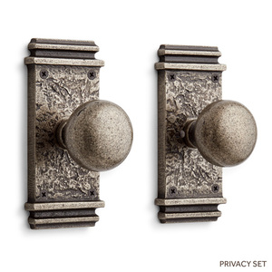 SH444782 Griggs Privacy Knob Interior Door Hardware - Antique Pewter SH444782 Griggs Privacy Knob Interior Door Hardware - Antique Pewter