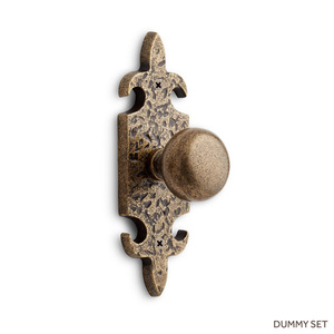 SH444520 Cousteau Dummy Knob Interior Door Hardware - Antique Brass SH444520 Cousteau Dummy Knob Interior Door Hardware - Antique Brass