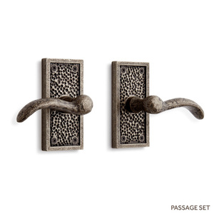 SH444536 Traeger Passage Lever Interior Door Hardware - Antique Pewter SH444536 Traeger Passage Lever Interior Door Hardware - Antique Pewter