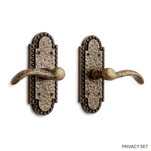 SH444435 Marconi Privacy Lever Interior Door Hardware - Antique Brass SH444435 Marconi Privacy Lever Interior Door Hardware - Antique Brass