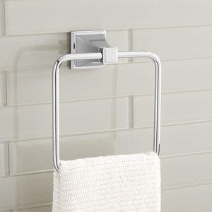 SHPCTRCP Pinecrest Towel Ring Bathroom Accessory - Polished Chrome SHPCTRCP Pinecrest Towel Ring Bathroom Accessory - Polished Chrome