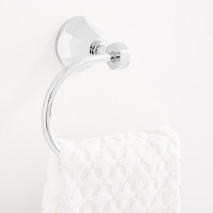 SHBRKWTRCP Boca Raton Towel Ring Bathroom Accessory - Polished Chrome SHBRKWTRCP Boca Raton Towel Ring Bathroom Accessory - Polished Chrome