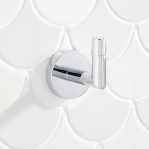 SHMLEDRHCP Edenton Robe Hook Bathroom Accessory - Polished Chrome SHMLEDRHCP Edenton Robe Hook Bathroom Accessory - Polished Chrome