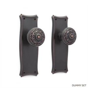 SH407769 Augustin Dummy Knob Interior Door Hardware - Oil Rubbed Bronze SH407769 Augustin Dummy Knob Interior Door Hardware - Oil Rubbed Bronze