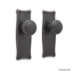 SH407779 Augustin Dummy Knob Interior Door Hardware - Oil Rubbed Bronze SH407779 Augustin Dummy Knob Interior Door Hardware - Oil Rubbed Bronze