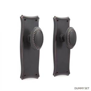 SH407780 Augustin Dummy Knob Interior Door Hardware - Oil Rubbed Bronze SH407780 Augustin Dummy Knob Interior Door Hardware - Oil Rubbed Bronze