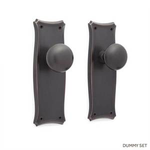 SH407783 Augustin Dummy Knob Interior Door Hardware - Oil Rubbed Bronze SH407783 Augustin Dummy Knob Interior Door Hardware - Oil Rubbed Bronze