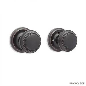 SH411212 Amboise Privacy Knob Interior Door Hardware - Oil Rubbed Bronze SH411212 Amboise Privacy Knob Interior Door Hardware - Oil Rubbed Bronze