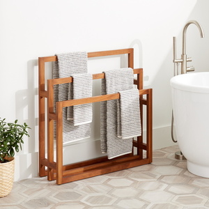 SH453409 Yuhan Towel Rack Bathroom Accessory - Natural SH453409 Yuhan Towel Rack Bathroom Accessory - Natural