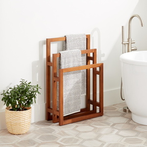 SH453408 Yuhan Towel Rack Bathroom Accessory - Natural SH453408 Yuhan Towel Rack Bathroom Accessory - Natural
