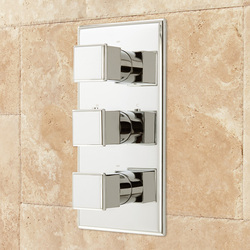 Custom Shower Thermostatic/Volume Control Valve Custom Shower Thermostatic/Volume Control Valve