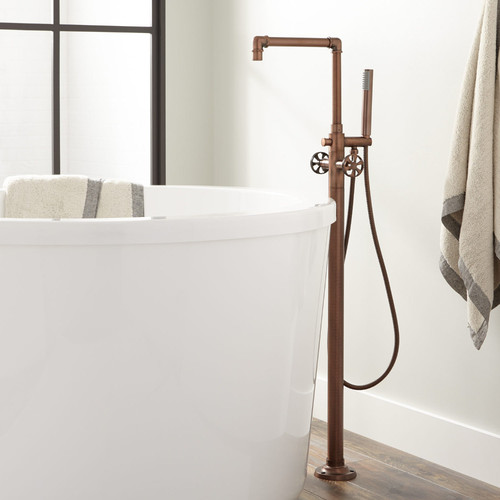 430287 Edison Freestanding Tub Faucet Oil Rubbed Bronze At
