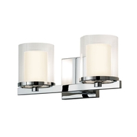 Bathroom Lighting (2 Bulbs) 13" Width Bathroom Lighting (2 Bulbs) 13" Width