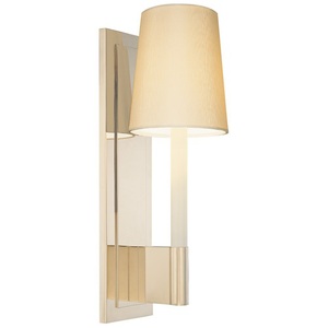 S181235W Sottile 1 Bulb Wall Sconce - Polished Nickel S181235W Sottile 1 Bulb Wall Sconce - Polished Nickel