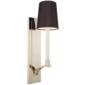 S182535K Curva 1 Bulb Wall Sconce - Polished Nickel S182535K Curva 1 Bulb Wall Sconce - Polished Nickel
