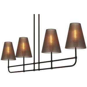 S196432 Bistro Linear Pendant Pendant Light - Black Bronze S196432 Bistro Linear Pendant Pendant Light - Black Bronze
