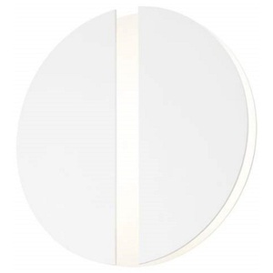 S272098 Split Disc 1 Bulb Wall Sconce - Textured White S272098 Split Disc 1 Bulb Wall Sconce - Textured White