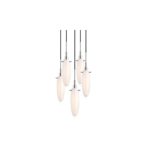 S3551015 Candela Multi Light Pendant Light - Polished Chrome S3551015 Candela Multi Light Pendant Light - Polished Chrome