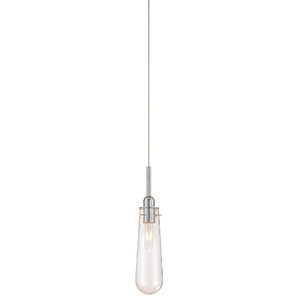 S484001C Teardrop Mini-Pendant Pendant Light - Polished Chrome / Clear S484001C Teardrop Mini-Pendant Pendant Light - Polished Chrome / Clear