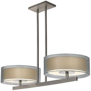 S600013 Puri Linear Pendant Pendant Light - Satin Nickel S600013 Puri Linear Pendant Pendant Light - Satin Nickel