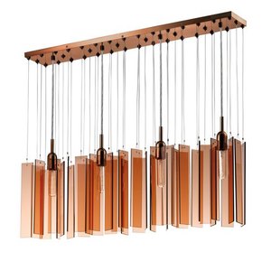S464302 Chimes Multi Light Pendant Light - Polished Bronze S464302 Chimes Multi Light Pendant Light - Polished Bronze