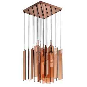 SON464502 Chimes Multi Light Pendant Light - Polished Bronze SON464502 Chimes Multi Light Pendant Light - Polished Bronze