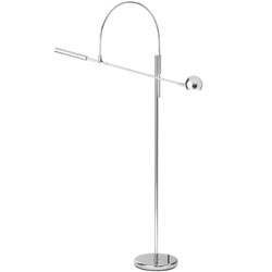 S333013 Orbiter Floor Lamp - Satin Nickel S333013 Orbiter Floor Lamp - Satin Nickel