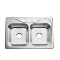 Double Bowl Kitchen Sink 33'' x 22'' x 6-1/2'' Double Bowl Kitchen Sink 33'' x 22'' x 6-1/2''