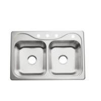 Double Bowl Kitchen Sink 33'' x 22'' x 7'' Double Bowl Kitchen Sink 33'' x 22'' x 7''