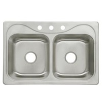 Double Bowl Kitchen Sink 33'' x 22'' x 7'' Double Bowl Kitchen Sink 33'' x 22'' x 7''