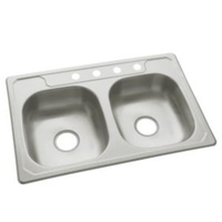 Double Bowl Kitchen Sink 33'' x 22'' x 6'' Double Bowl Kitchen Sink 33'' x 22'' x 6''