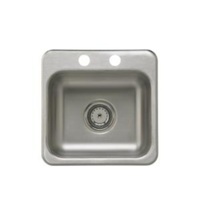 Bar Sink 15 x 15 x 5-1/2 Bar Sink 15 x 15 x 5-1/2