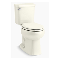 Two Piece Toilet Elongated bowl