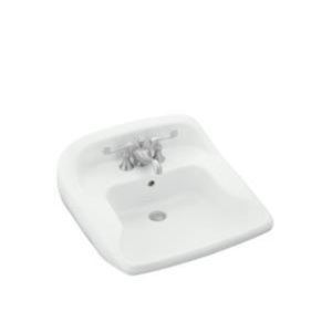 S4420340 Worthington Wall Hung Bathroom Sink - White S4420340 Worthington Wall Hung Bathroom Sink - White