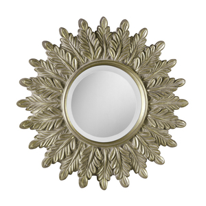 SI6050646 Round Mirror - Arcadius In Antique Silver Leaf SI6050646 Round Mirror - Arcadius In Antique Silver Leaf