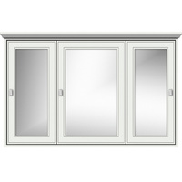 Tri-View Medicine Cabinet 48 x 31-1/2 x 6-1/2