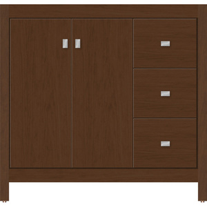 STR53420 Alki View Vanity Base Bathroom Vanity - Pecan Cherry STR53420 Alki View Vanity Base Bathroom Vanity - Pecan Cherry