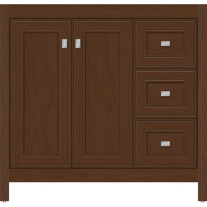 STR53454 Alki View Vanity Base Bathroom Vanity - Pecan Cherry STR53454 Alki View Vanity Base Bathroom Vanity - Pecan Cherry