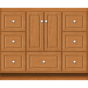 STR21159 Montlake 34½ Vanity Base Bathroom Vanity - Natural Cherry STR21159 Montlake 34½ Vanity Base Bathroom Vanity - Natural Cherry