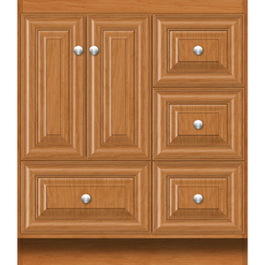 STR24236 Montlake 34½ Vanity Base Bathroom Vanity - Natural Cherry STR24236 Montlake 34½ Vanity Base Bathroom Vanity - Natural Cherry