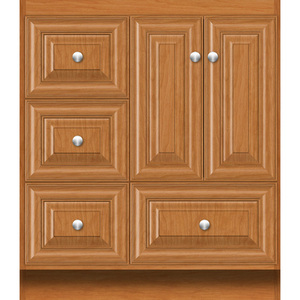 STR24221 Montlake 34½ Vanity Base Bathroom Vanity - Natural Cherry STR24221 Montlake 34½ Vanity Base Bathroom Vanity - Natural Cherry
